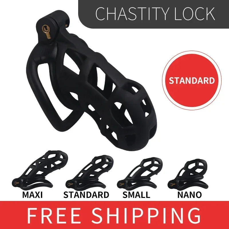 Sex Toys  Men Adult Hot Sale Waist Belt Male Chastity Cock Cage Penis Sleeve Cockrings Erotic Urethral Lock Bondage gtooza.com