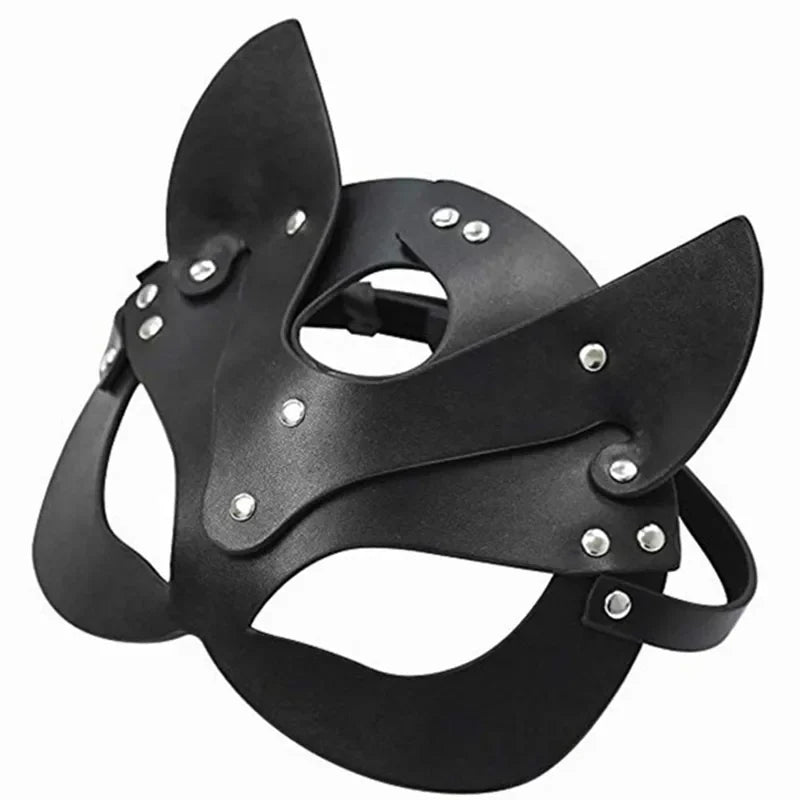 Sex Toys  Woman Cosplay Fox Tail Anal Metal   Half Cat Party Sexy Adult Mask Game Masks BDSM gtooza.com