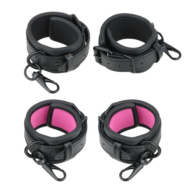 Sexy Adjustable  Handcuffs Sex Toys  Woman Couples Hang Buckle Link Bdsm  Restraints Exotic Accessories