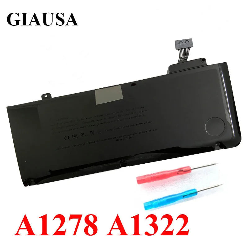 PC A1322 A1278 Battery For Apple Macbook Pro 13'' Inch A1278 2009 2010 2011 63.5wh