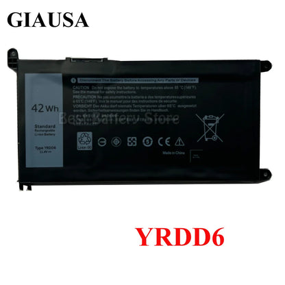 PC YRDD6 Laptop Battery  Dell 7368 7378 14-7460 15 7560 Series Notebook 51KD7 0VM732