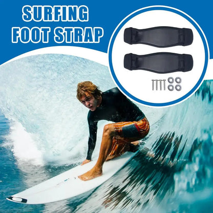 PC Surfing Foot Strap Kiteboard Foot Cover Belt PU Leather Fabric Surf Boar