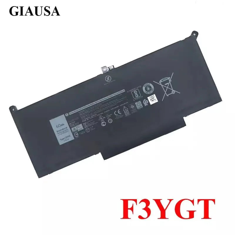 PC F3YGT Laptop Battery For DELL Latitude 12 7000 7280 7480 DM3WC 0DM3WC 2X39G