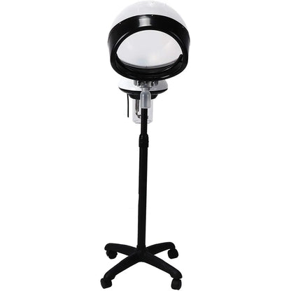 PC Shampoo Hair Steamer Rolling Stand Hooded Hair Dyeing Coloring Perming Conditioning Salon Spa Steamer Height Adjustable bonnets