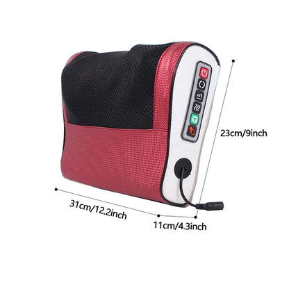 PC Shiatsu back and neck massager with heat and deep tissue kneading - elec