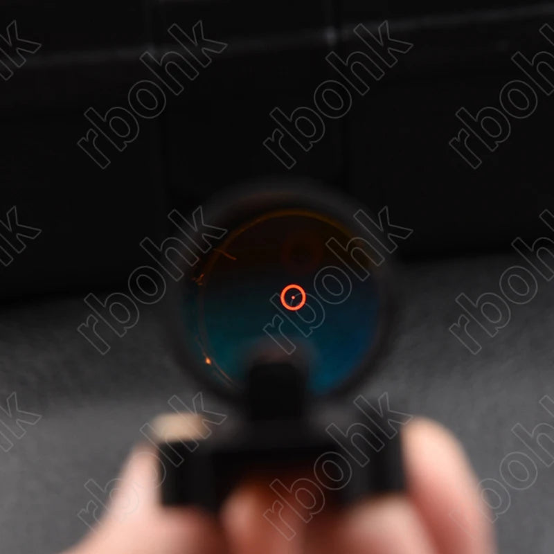 Shooin Hunting Optics 1x 28mm Fiber Lightweight Green Red Dot Sight RIB 9-11mm Mount Base