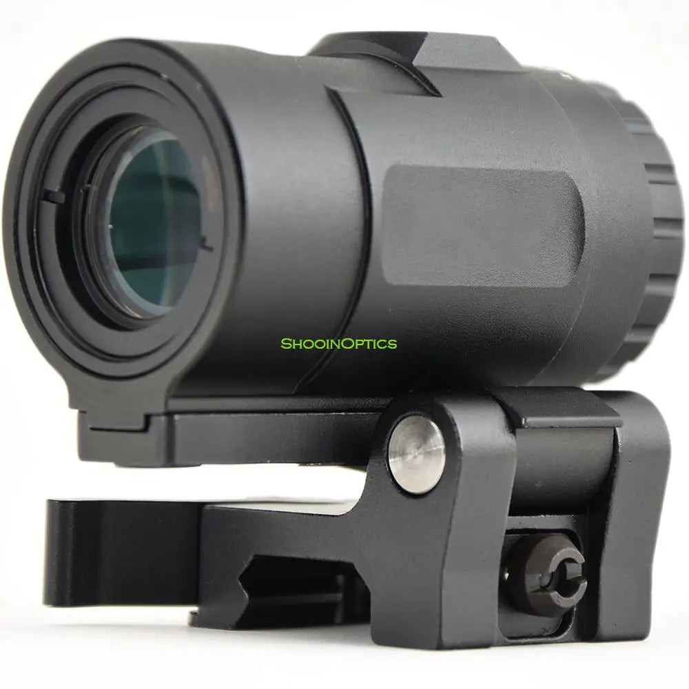 Shooin Optics Red Dot Sight Collimator High Low 20mm Picatinny Rail Mount Base With Anti-Reflective Protective Lens Cover