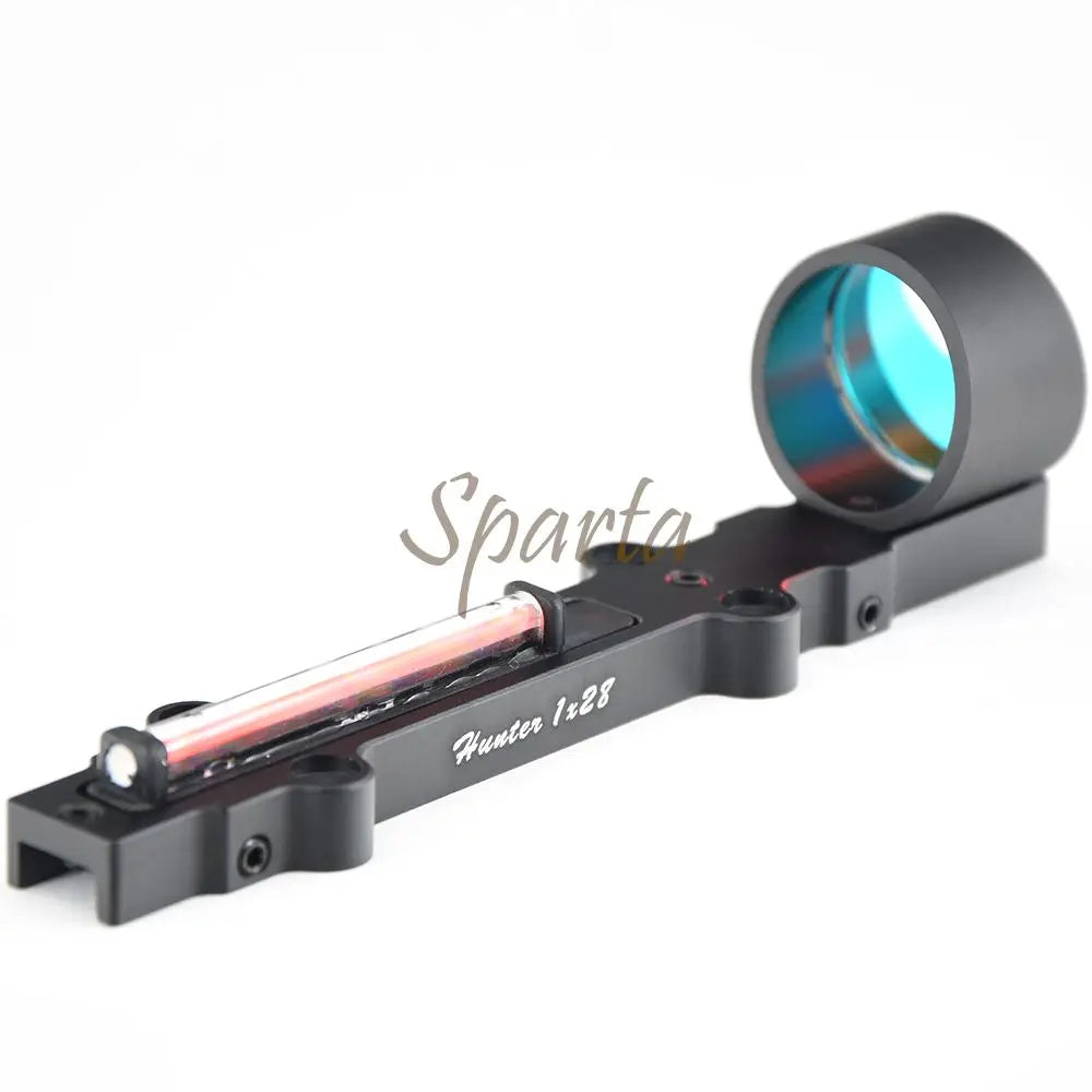 Shooin Optics SFD Lightweight 1x Red Dot Sight Solar Power Sigth For Shotguns RIB Mount Base