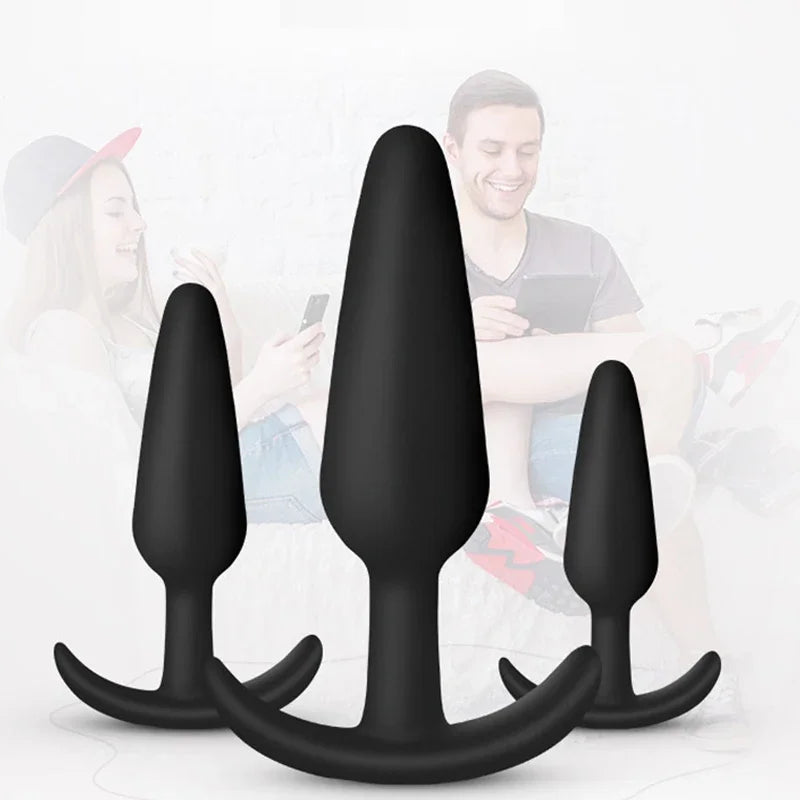 GtoozaSilicone Anal Plug Expandsion Dildo Masturbator Butt Plug Massager Stopper Adult Erotic Tools Anus Sex Toys  Female Male Gay gtooza.com