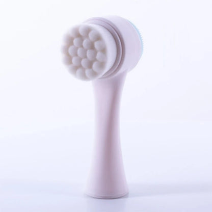 Silicone Face Cleansing Brush Double-Sided Facial Cleanser Blackhead Removal Pore Cleaner Exfoliator Face Scrub Skin Care Tool