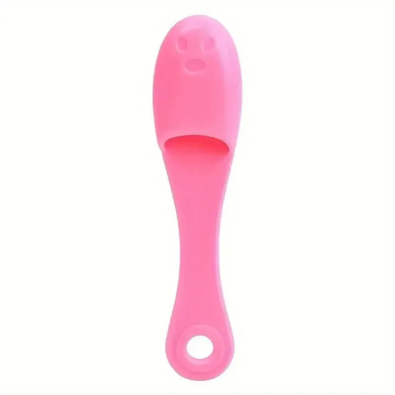 Silicone Facial Brush Cleaner Portable Blackhead Double-sided Massage Brushes Beauty Cleaning Tool Facial Nasal Scrub Skin Care