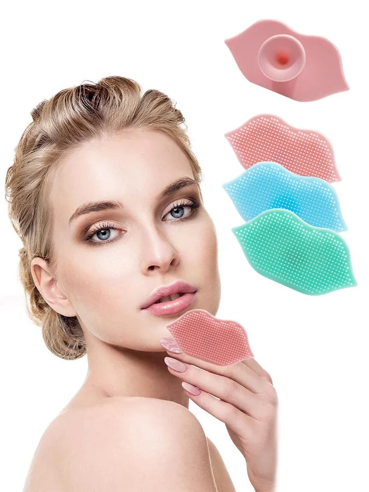 Silicone Lip Exfoliating Facial Cleansing Brush Face Scrub Nose Clean Brush Blackhead Remover Beauty Skin Care Tool