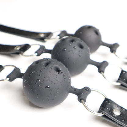 Silicone Open Mouth Gag Ball Bdsm Bondage Mouth Belt Slave Ball Erotic Sex Toys  Woman Couples Adult Game Accessories Toys