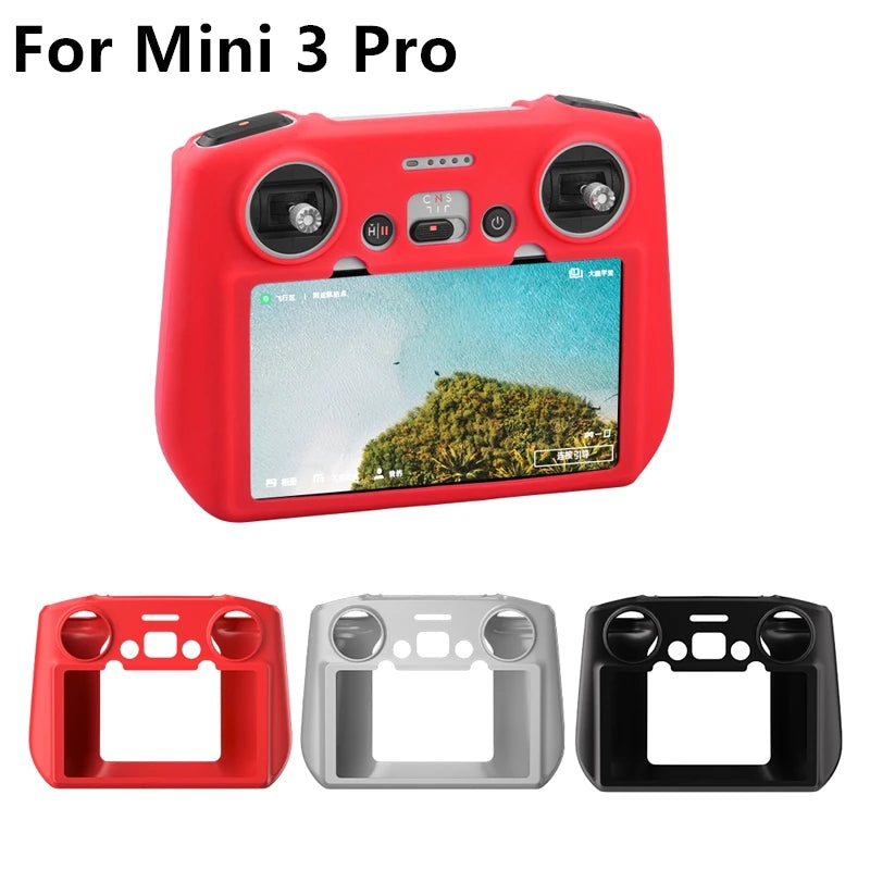 Silicone Sleeve Protective Cover For DJI Mini 3 Pro RC Remote Controller  Anti-Scratch Anti-Scratch ,DJI Drone ccessories