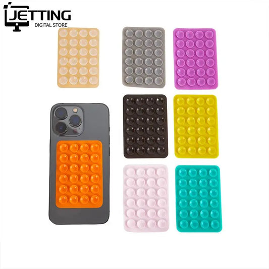 PC  Silicone Suction Pad Back Sticker Suction Cup Phone Holder Silicone Cup Mat Smartphone Wall Stand Fixed For Glass Ceramic Tiles