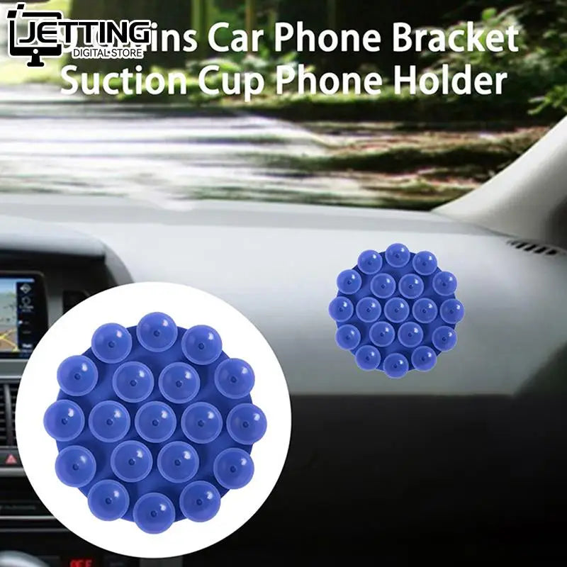 PC  Silicone Suction Pad Back Sticker Suction Cup Phone Holder Silicone Cup Mat Smartphone Wall Stand Fixed For Glass Ceramic Tiles