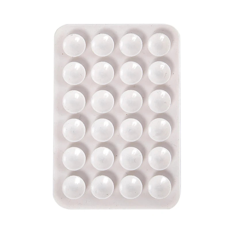 PC  Silicone Suction Pad Back Sticker Suction Cup Phone Holder Silicone Cup Mat Smartphone Wall Stand Fixed For Glass Ceramic Tiles