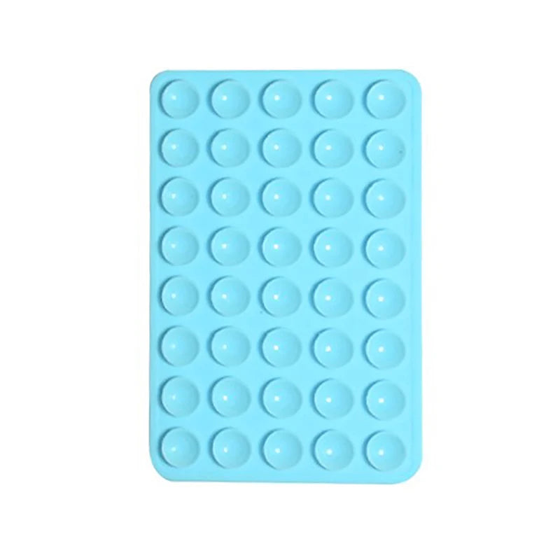 PC Silicone Suction Pad Double Sided For Mobile Phone Fixture Suction Cup Backed Adhesive Silicone Rubber Sucker Pad For Fixing