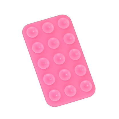 PC Silicone Suction Pad Double Sided For Mobile Phone Fixture Suction Cup Backed Adhesive Silicone Rubber Sucker Pad For Fixing