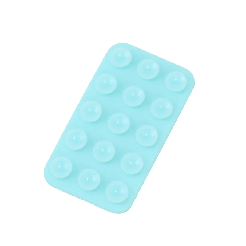 PC Silicone Suction Pad Double Sided For Mobile Phone Fixture Suction Cup Backed Adhesive Silicone Rubber Sucker Pad For Fixing