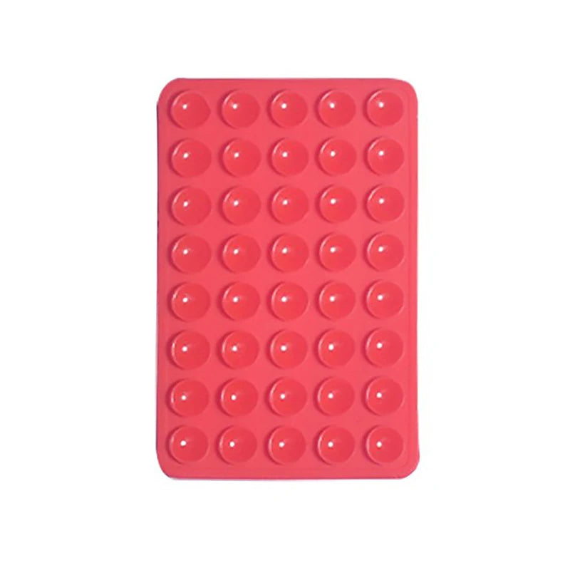 PC Silicone Suction Pad Double Sided For Mobile Phone Fixture Suction Cup Backed Adhesive Silicone Rubber Sucker Pad For Fixing