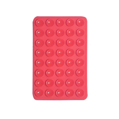 PC Silicone Suction Pad Double Sided For Mobile Phone Fixture Suction Cup Backed Adhesive Silicone Rubber Sucker Pad For Fixing