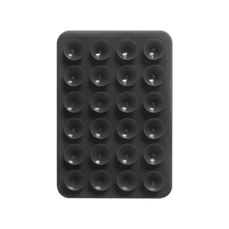 PC Silicone Suction Phone Holder Mat Multifunctional Suction Cup Wall Stand Square Anti-Slip Single-Sided Case Mount Back Sticker