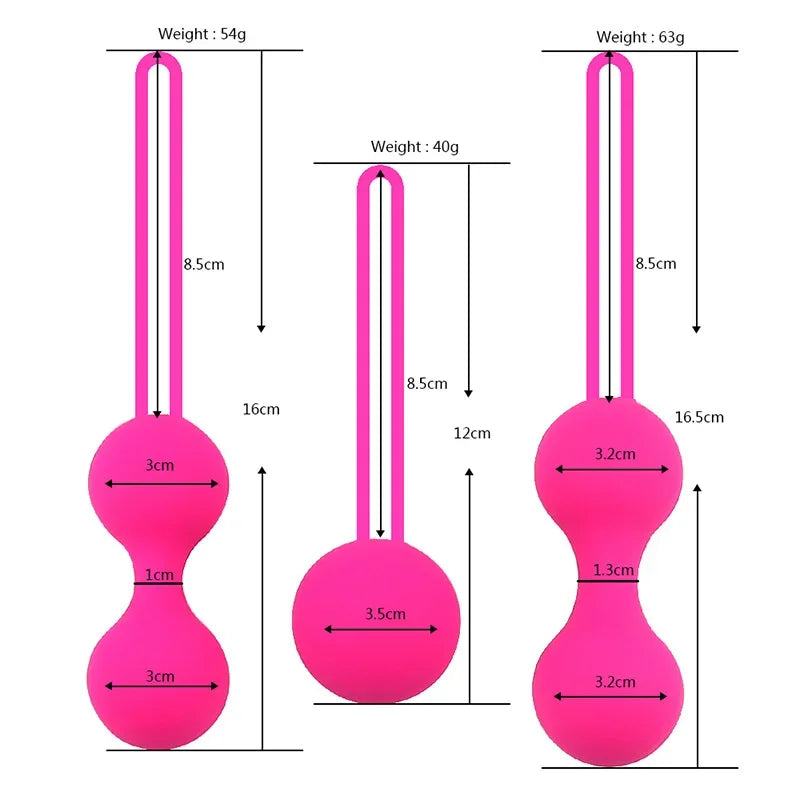 GtoozaSilicone Vaginal Kegals Sex Toys  Women Vagina Tighten Exercise Chinese Pelvic Floor Balls Anal Plug Muscle Trainer gtooza.com