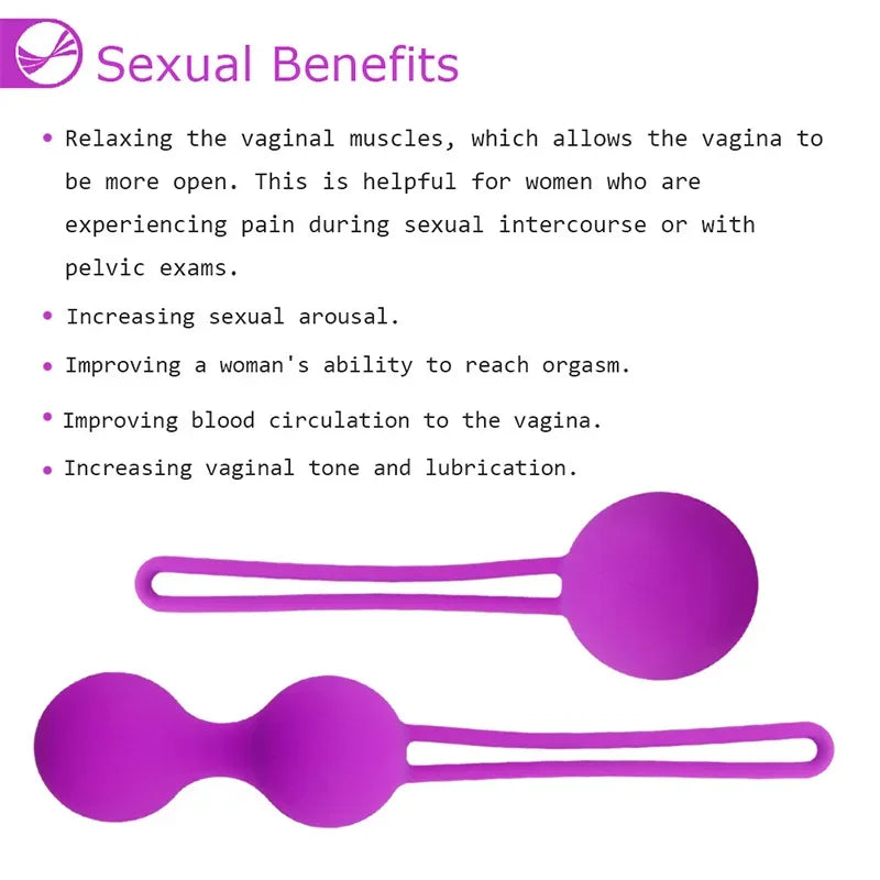 GtoozaSilicone Vaginal Kegals Sex Toys  Women Vagina Tighten Exercise Chinese Pelvic Floor Balls Anal Plug Muscle Trainer gtooza.com