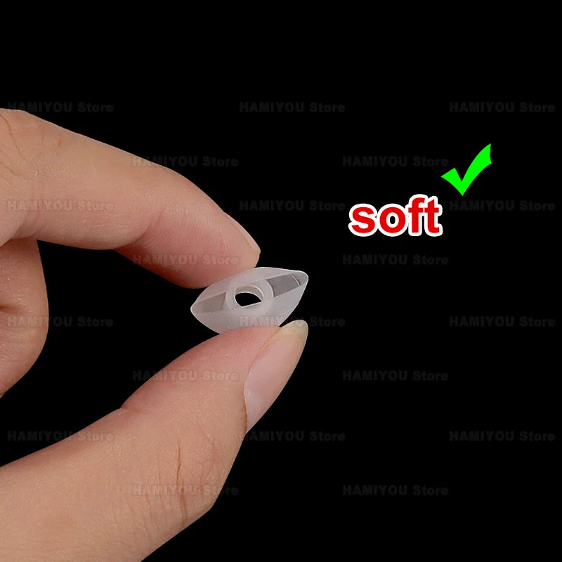 PC Silicone in Ear Headphone Eartip L M S Wired Earphone Noise Reduction Replacement Earplug Ear Plugs Soft Earbuds Cap Bowl shaped