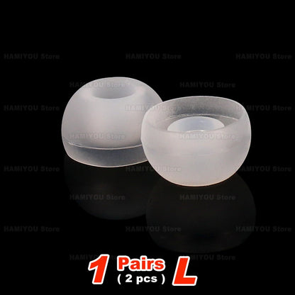 PC Silicone in Ear Headphone Eartip L M S Wired Earphone Noise Reduction Replacement Earplug Ear Plugs Soft Earbuds Cap Bowl shaped