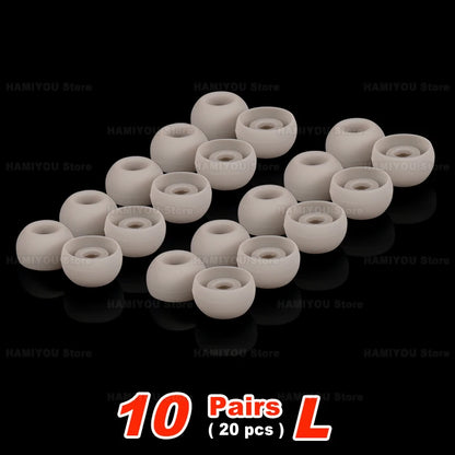 PC Silicone in Ear Headphone Eartip L M S Wired Earphone Noise Reduction Replacement Earplug Ear Plugs Soft Earbuds Cap Bowl shaped