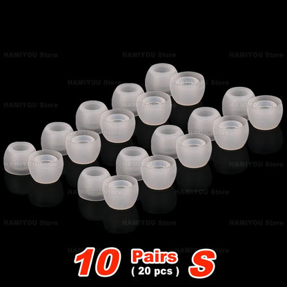 PC Silicone in Ear Headphone Eartip L M S Wired Earphone Noise Reduction Replacement Earplug Ear Plugs Soft Earbuds Cap Bowl shaped