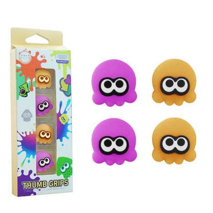 Silicone soft thumb stick handle cap game handle protective sleeve octopus squid for Switch Oled NS Joycon thumb stick shell