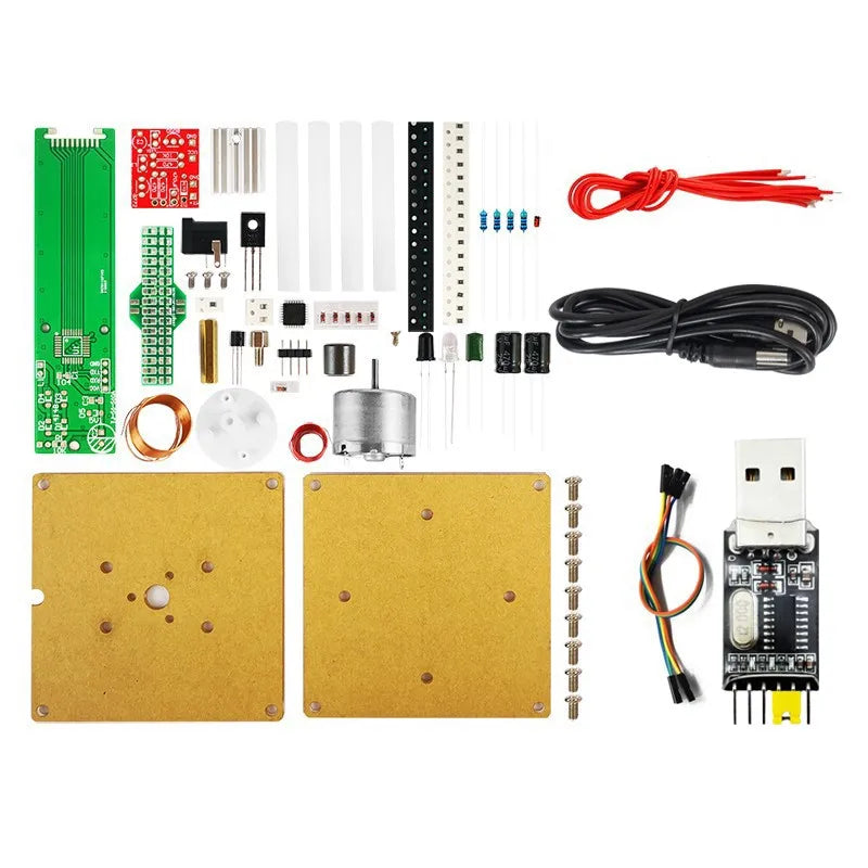 Single Side Cross Rotating LED Display DIY Electronic Kit Rotating Welding Spare Parts with Programming