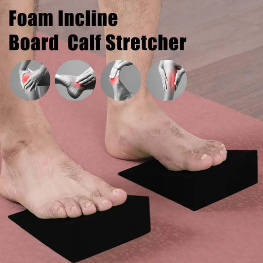 PC Slant Board For Squats Portable Yoga Foam Wedge Calf Stretch Wedge Light