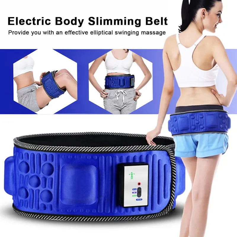 PC Slimming Belt Training Stimulator Vibrating Belly Waist Trainer Massager