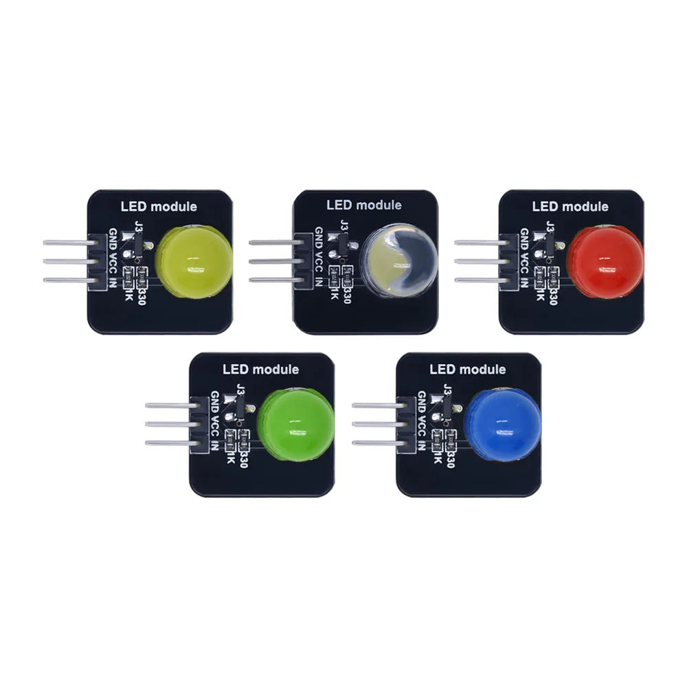 Smart Electronic building block 10mm LED light-emitting module indicator light-emitting tube  with arduino