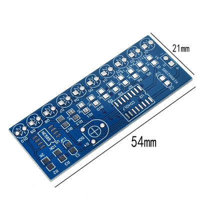 Smart Electronics Kits NE555+CD4017 Light Water Flowing Light LED Module DIY Kit Learn electronic principles, children's lab