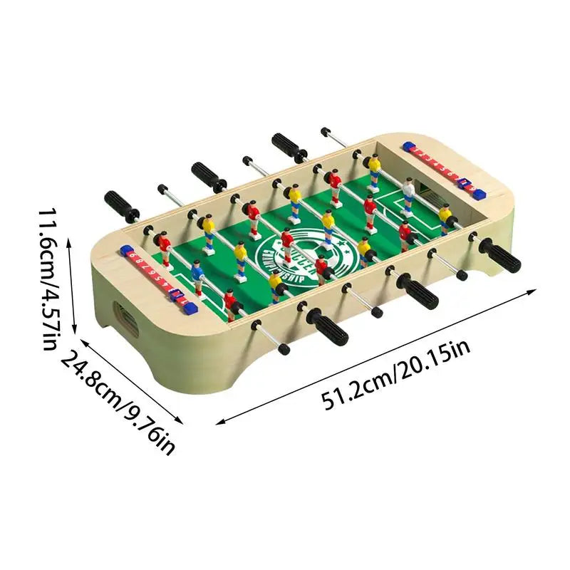 PC Soccer Table Game Foosball Table Wood Desktop Games Soccer Board Game Ta