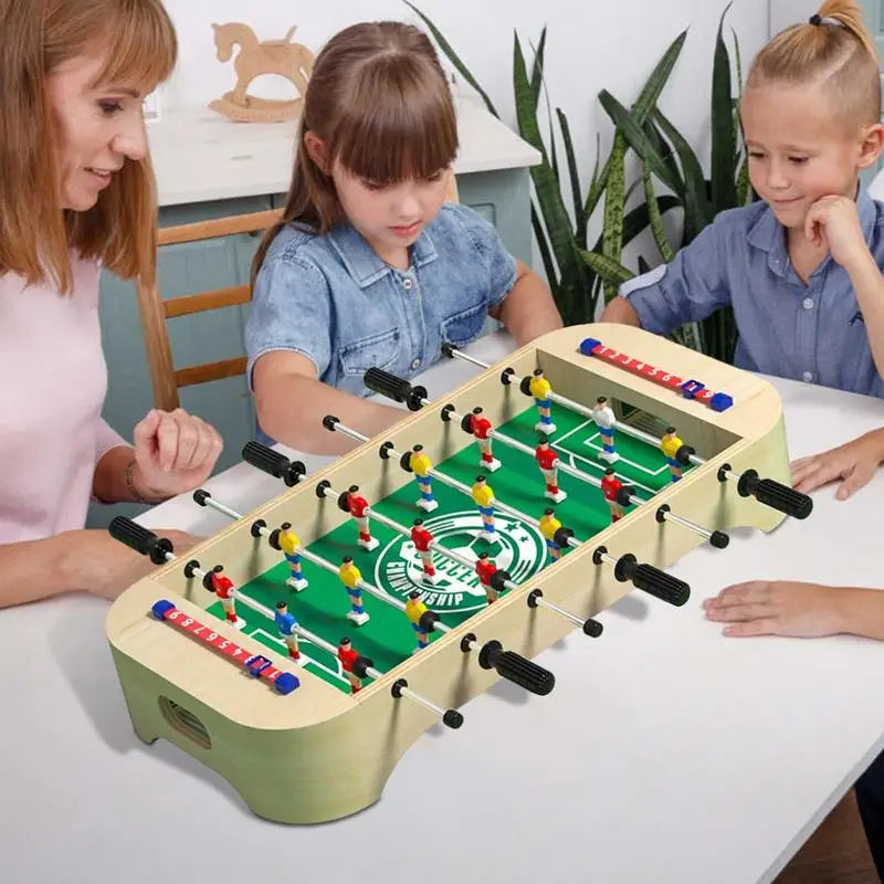 PC Soccer Table Game Foosball Table Wood Desktop Games Soccer Board Game Ta