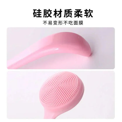 Soft Silicone Face Cleaning Brush Remove Makeup Blackhead Remover Portable Beauty Tools Facial Cleansing Brushes Beauty