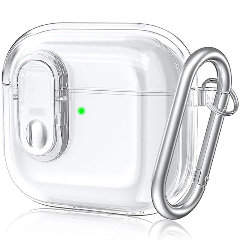 Soft TPU Transparent Case For AirPods 4 Automatic Switch Secure Lock Protective Cover For Air Pods 4th Generation Shell