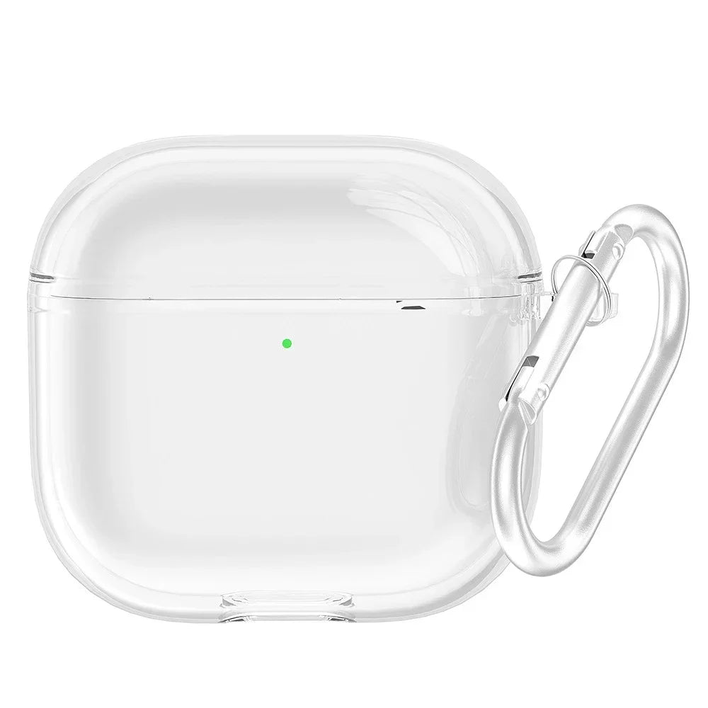 Soft TPU Transparent Case For AirPods 4 Automatic Switch Secure Lock Protective Cover For Air Pods 4th Generation Shell