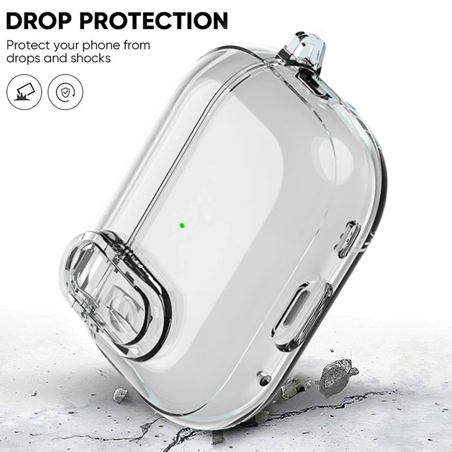 Soft TPU Transparent Case For AirPods 4 Automatic Switch Secure Lock Protective Cover For Air Pods 4th Generation Shell