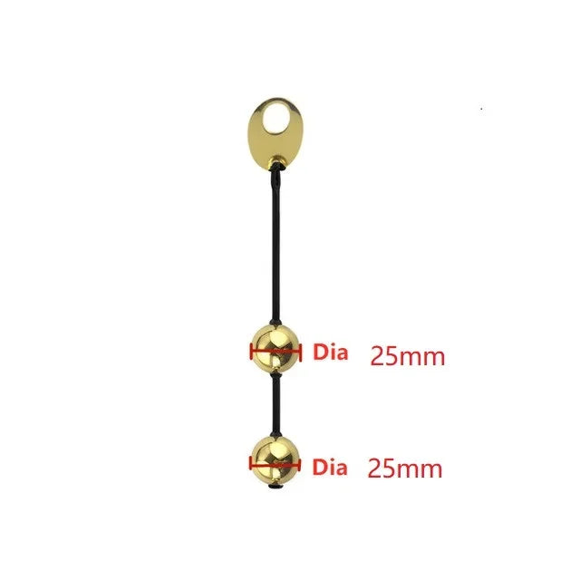 Gtooza_Soft stretchy Silicone pull ring metal Anal beads Kegel ben wa geisha ball expander vaginal tighten exercise sex toy  women gtooza.com