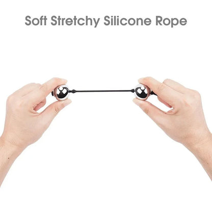 Gtooza_Soft stretchy Silicone pull ring metal Anal beads Kegel ben wa geisha ball expander vaginal tighten exercise sex toy  women gtooza.com