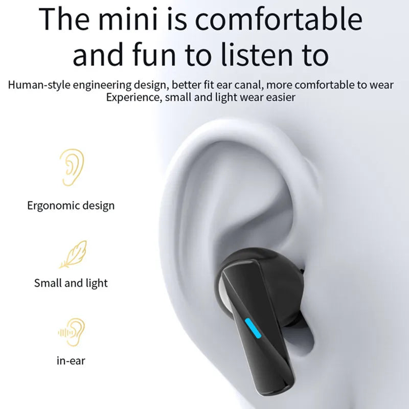 PCSony True Wireless Bluetooth Earphones & Headphones In-ear Earplugs Water