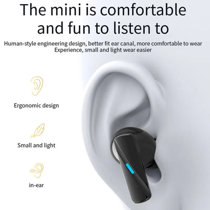 PCSony True Wireless Bluetooth Earphones & Headphones In-ear Earplugs Water