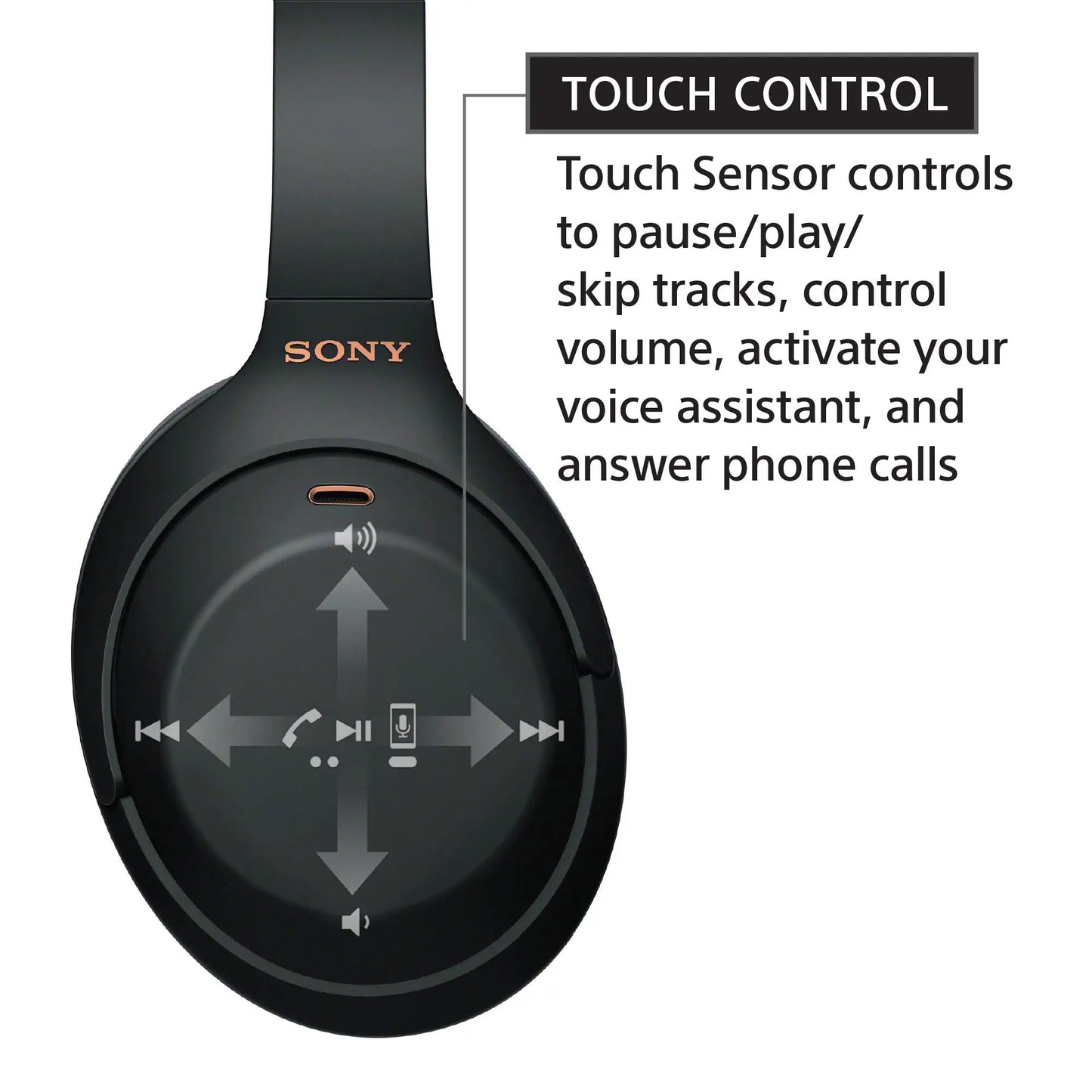 Sony WH-1000XM4 Wireless Premium Noise Cancelling On-Ear Headphones，Mic for Phone Calls and Alexa Voice Control,Touch operation